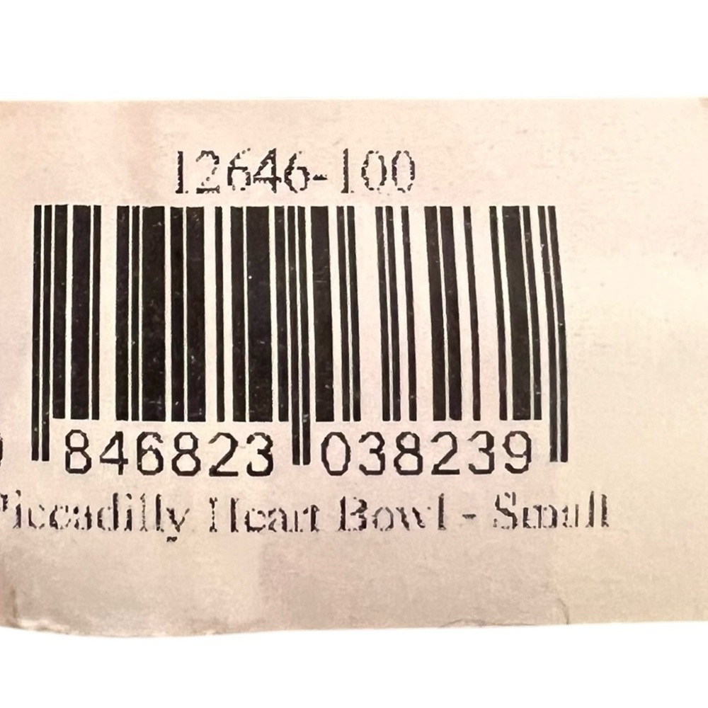 MacKenzie -Childs NWT adorable Piccadilly Heart Bowl. - Picture 7 of 10